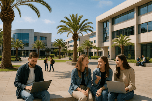 Campus universitario con espíritu emprendedor