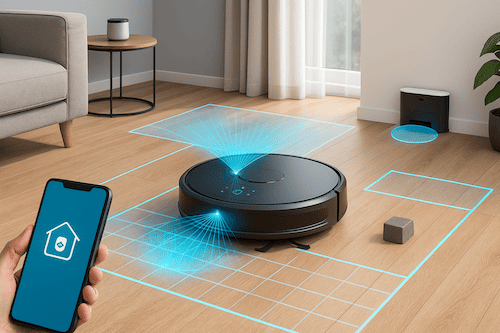 Funciones clave de un robot aspirador inteligente en 2025