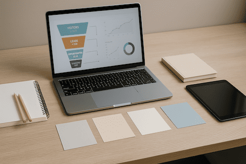 Comparativa visual de formaciones para captar leads