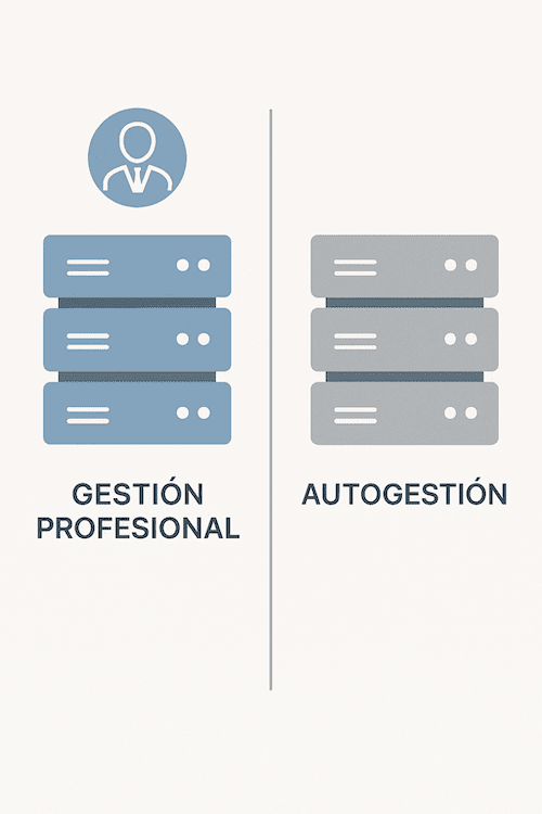 Comparativa entre VPS gestionado y autogestionado Comparativa entre VPS gestionado y autogestionado