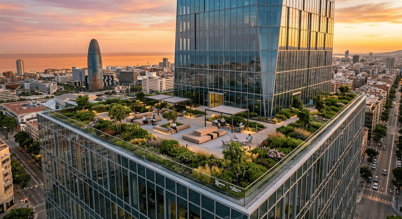 ROI en la Azotea: Por qué las Cubiertas Verdes son el Activo Estratégico del Real Estate para Inversores ESG