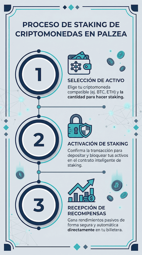 Flujo de rendimiento pasivo en Palzea