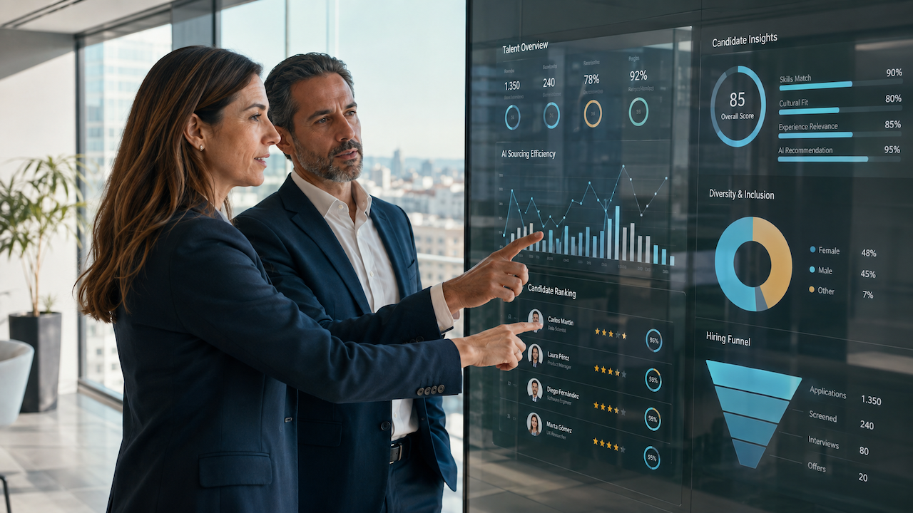 Liderazgo y analítica de datos en la gestión del talento digital
